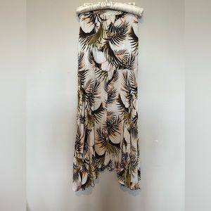 O’Neal Olive Palm Frond Maxi Skirt